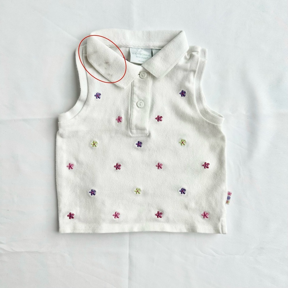 Sonoma Lifestyle Baby Classic Collared Floral Sweater Vest 💐 Size 12 Months